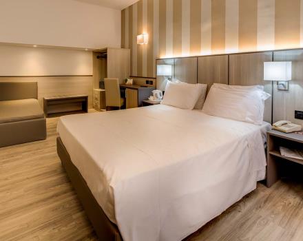 Stay in the family room x 3 of the Hotel San Donato in Bologna
