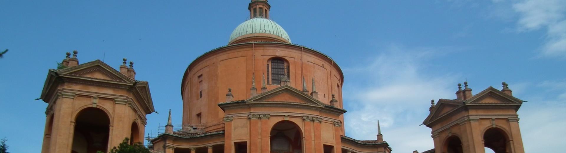 Check out St. Luke''s and the hills of the Hotel San Donato Bologna