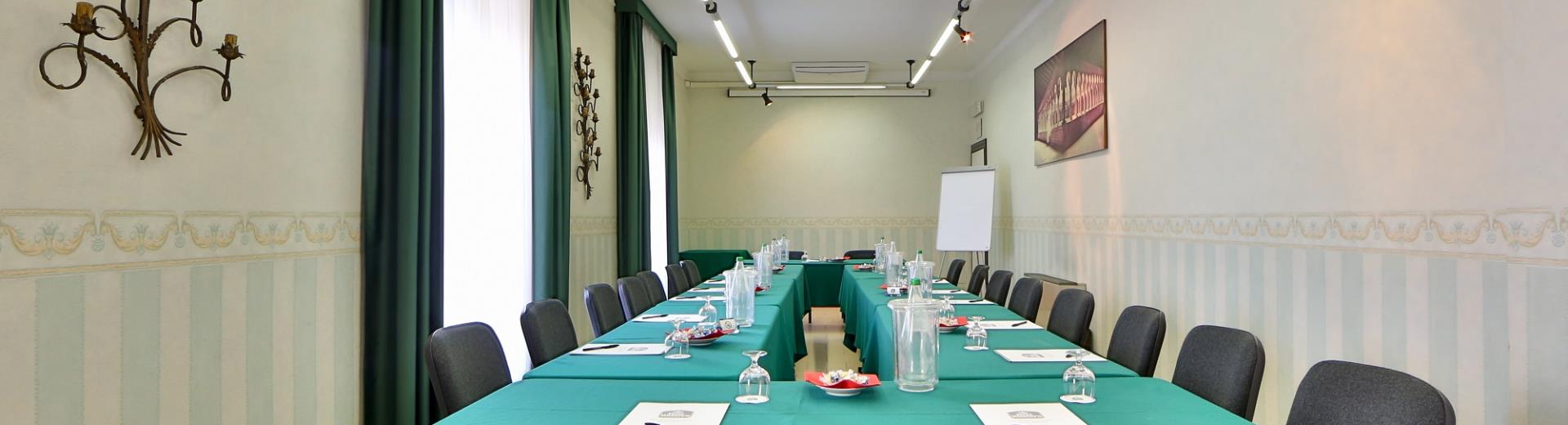 Meeting rooms and meeting rooms at the Hotel San Donato Bologna