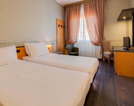 Die Economy-Zimmer im Hotel San Donato Bologna