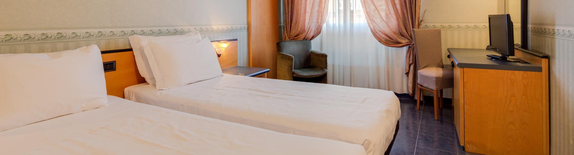 Le camere economy al Hotel San Donato 4 stelle a Bologna