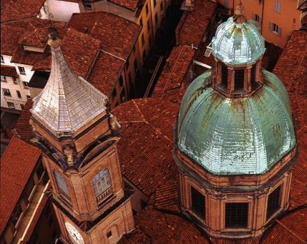 The Clock Tower in Bologna